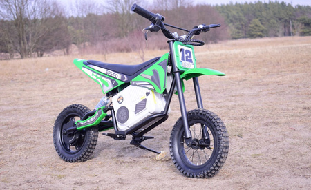 REWELACYJNY  MOTOR CROSSOWY SPEED   POMPOWANE KOŁA, STALOWA RAMA 36V/A9901