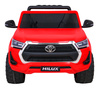 Toyota Hilux na akumulator dla dzieci Czerwony Pickup + Napęd 4x4 + Pilot