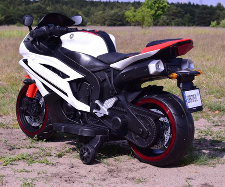 WIELKI MOTOR NA AKUMULATOR  -  GAZ W MANETCE, HAMULEC, ŚWIECĄCE KOŁA - SUPER JAKOSĆ/SD-R6