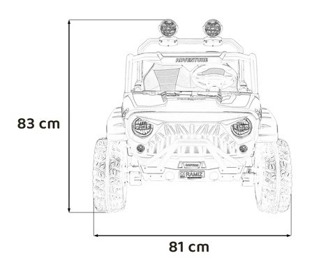 Pojazd Terenowy PASSION 4x4 Różowy