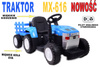 DUŻY TRAKTOR NA AKUMULATOR MX-616  2 SILNIKI,  PILOT/A009-B