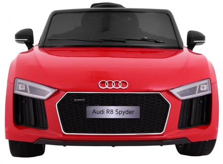 Audi R8 Spyder na akumulator Lakier Czerwony + Pilot