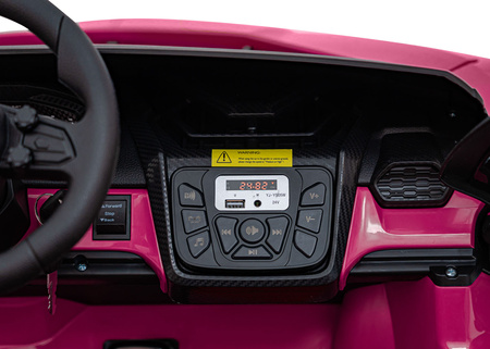 Pojazd Lamborghini Revuelto XL STRONG Różowy