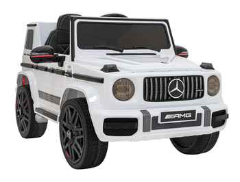 Mercedes AMG G63 dla dzieci Biały + Pilot