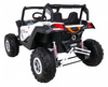 Buggy UTV-MX na akumulator dla dzieci Biały + Napęd 4x4 + Pilot + Audio LED + Schowek + EVA + Wolny Start