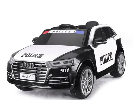 AUDI Q5 POLICJA , MIĘKKIE KOŁA, MIĘKKIE SIEDZENIE, RADIO FM, BLUETOOTH -  PEŁNA OPCJA/S305