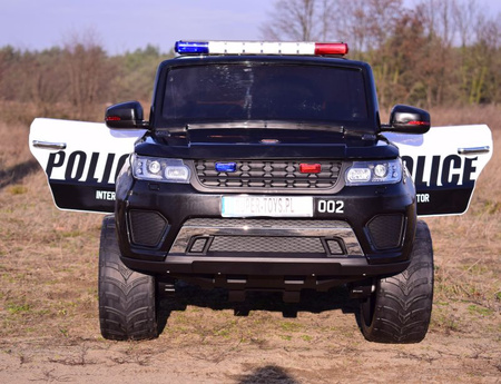 JEEP POLICJA 4X4 Z  AMORTYZATORAMI, PILOT,  REDUKTOR/ XMX-601-1