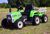 SUPER TRAKTOR BLOW - NA AKUMULATOR Z PRZYCZEPĄ, MIĘKKIE KOŁA, MIEKKIE SIEDZENIE, PILOT/XMX611