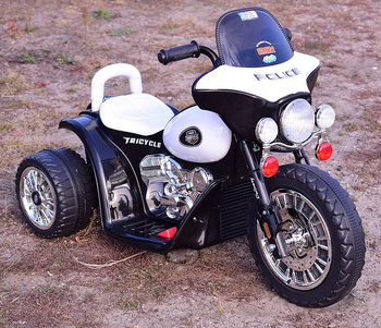 MOTOR  POLICYJNY - PIERWSZY MOTOREK DLA DZIECKA, 3 KOŁOWY/JT568