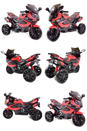 MOTOR ŚCIGACZ POWER -  MIĘKKIE KOŁA, MIĘKKIE SIEDZENIE/LQ168A