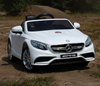 MERCEDES S63 AMG LICENCJA,  MIĘKKIE KOŁA EVA FULL OPCJA/HL169
