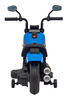 Motorek Chopper FASTER na akumulator dla dzieci Niebieski + Radio FM + Panel audio + LED