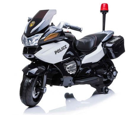NAJWIĘKSZY SUPER SZYBKI MOTOR  ŚCIGACZ POLICYJNY 118, MIĘKKIE KOŁA, MIĘKKIE SIEDZENIE, GAZ W RĄCZCE, HAMULEC /HZB118