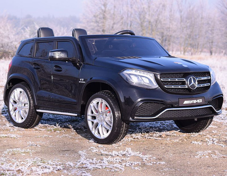 MERCEDES GLS 63, 4 SILNIKI, 2X12 V, MIĘKKIE KOŁA, MIĘKKIE SIEDZENIE DLA 2 DZIECI, LAKIER, KLIMATYZACJA/HL228