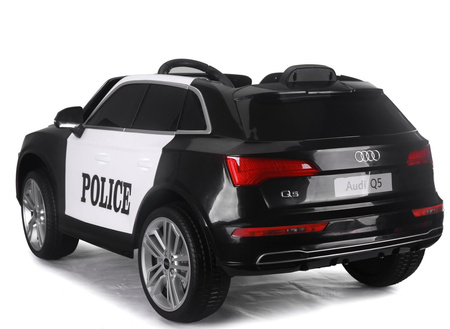 AUDI Q5 POLICJA , MIĘKKIE KOŁA, MIĘKKIE SIEDZENIE, RADIO FM, BLUETOOTH -  PEŁNA OPCJA/S305