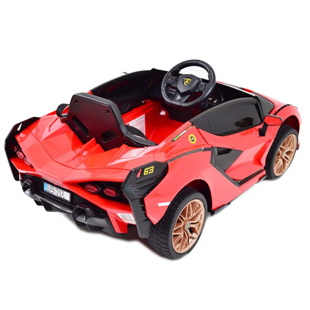 ORYGINALNE LAMBORGHINI SIAN, MIĘKKIE KOŁA, MIĘKKIE SIEDZENIE,  FUNKCJA BUJANIA - FULL OPCJA /QLS6388