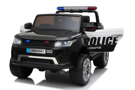 JEEP POLICJA 4X4 Z  AMORTYZATORAMI, PILOT,  REDUKTOR/ XMX-601-1
