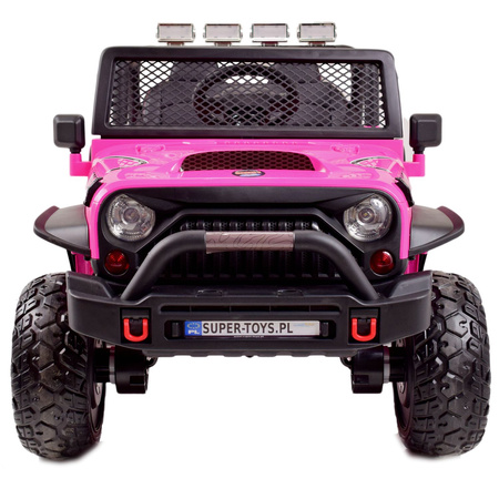 WIELKI DZIP 4X4  ROUGH SPEED, FUNKCJA BUJANIA, WALIZKA, RADIO FM, MIĘKKIE KOŁA/XMX-617