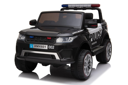 JEEP POLICJA 4X4 Z  AMORTYZATORAMI, PILOT,  REDUKTOR/ XMX-601-1