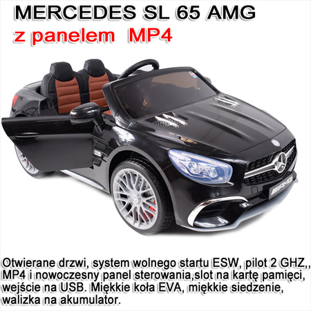 MERCEDES SL65 AMG PILOT, WOLNY START, WALIZKA DO AKUMULATORA ,  MP4 /XMX602