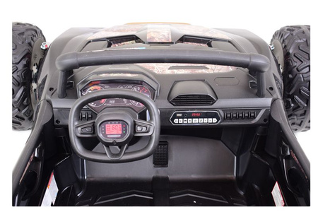 MEGA BUGGY BEAST  DLA 2 DZIECI, 400 WAT, 24V, MIĘKKIE  SIEDZENIE, MIĘKKIE KOŁA, WALIZKA NA AKUMULATOR,/JS3168