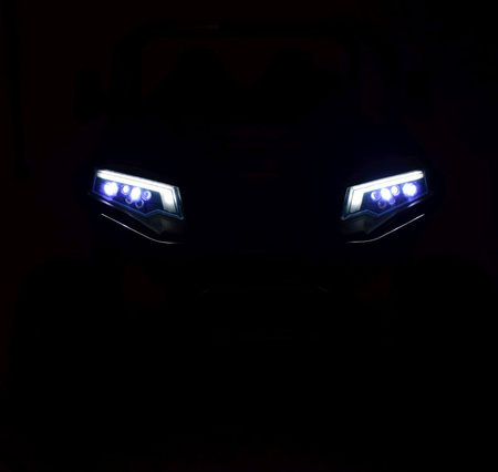 BUGGY 6 KOŁOWY DLA 2 DZIECI, ELEKTRYCZNA WYWROTKA, MIĘKKIE KOŁA, MIĘKKIE SIEDZENIE 800 WAT/XB1038