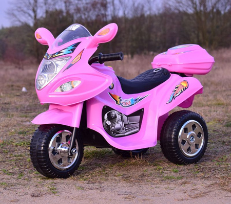 Motorek  dla maluszka, dźwięki, światła, miękkie siedzenie/LL1188