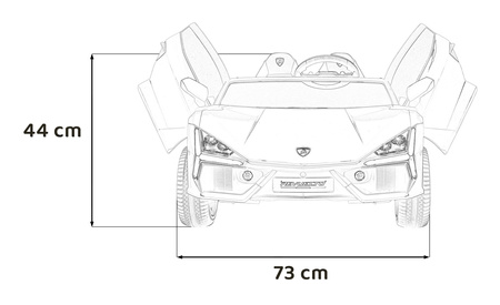 Pojazd Lamborghini Revuelto XL Szary