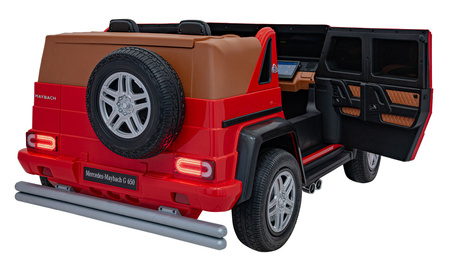 Pojazd Mercedes Benz MAYBACH G650 Czerwony