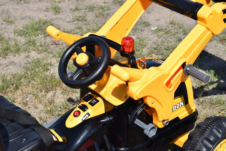 MOCNY TRAKTOR Z ŁYŻKĄ KINGDOM 12V  DWIE PRĘDKOŚCI/JS328A