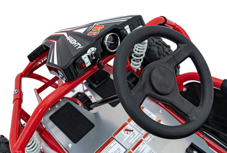 Pojazd Gokart Elektryczny MAIGHTY Czerwony