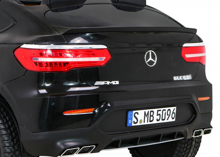 Auto Mercedes GLC 63S Czarne -  SUV dla dzieci + Napęd 4x4