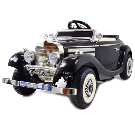MERCEDES  RETRO TYP 540K DLA DZIECKA I DLA RODZICA, MIĘKKIE KOŁA EVA, MIĘKKIE SIEDZENIE,  FULL OPCJA/A200