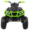 Quad ATV Air na akumulator dla dzieci Czarno-zielony + Koła pompowane + Radio MP3 + Wolny Start