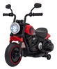 Motorek Chopper FASTER na akumulator dla dzieci Czerwony + Radio FM + Panel audio + LED