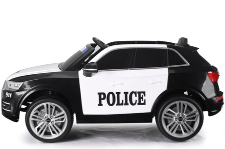 AUDI Q5 POLICJA , MIĘKKIE KOŁA, MIĘKKIE SIEDZENIE, RADIO FM, BLUETOOTH -  PEŁNA OPCJA/S305