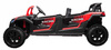 Pojazd 4-osobowy Buggy ATV RACING UTV2000 Z Baterią Li-ion Czerwony