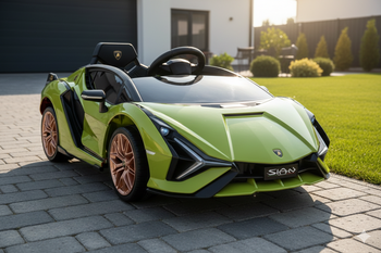 Lamborghini SIAN na akumulator dla dzieci Zielony + Pilot + EVA + Wolny Start + Audio LED
