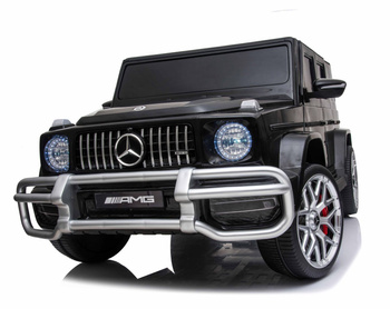 MERCEDES G63 AMG DLA 2 DZIECI, 24V, 4X4,  MIĘKKIE KOŁA EVA, MIĘKKIE SIEDZENIE, FULL OPCJA/S-307
