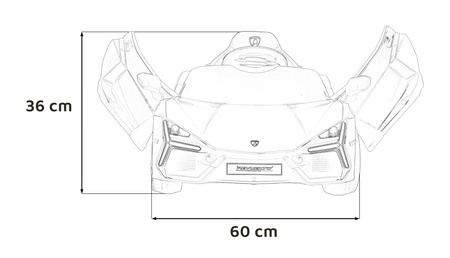 Pojazd Lamborghini Revuelto Białe