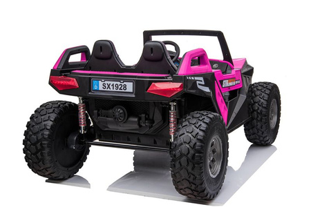 MEGA BUGGY CLASH DLA 2 DZIECI, 4 SILNIK - 800W, 24, MIĘKKIE PRZESUWANE SIEDZENIE,  WALIZKA NA AKUMULATOR,/SX-1928