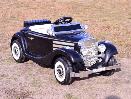 MERCEDES  RETRO TYP 540K DLA DZIECKA I DLA RODZICA, MIĘKKIE KOŁA EVA, MIĘKKIE SIEDZENIE,  FULL OPCJA/A200