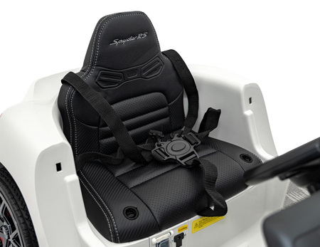 Pojazd Porsche Spyder RS 718 Biały sportowy samochód