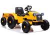 Traktor na Akumulator z Przyczepą  CH9959 Żółty