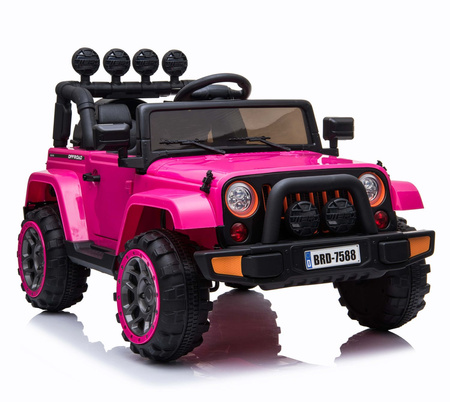 MEGA JEEP  FULLTIME, NAPĘD 4X4,  1X12V ,WOLNY START/ MIĘKKIE KOŁA,  FUNKCJA BUJANIAEXCLUSIVE/7588