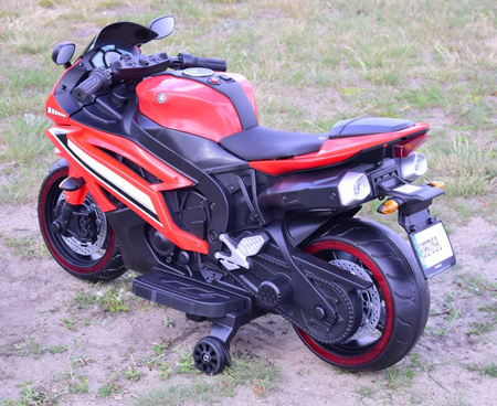 WIELKI MOTOR NA AKUMULATOR  -  GAZ W MANETCE, HAMULEC, ŚWIECĄCE KOŁA - SUPER JAKOSĆ/SD-R6