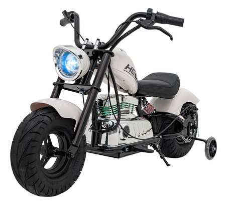 Pojazd Motorek Chopper Warrior Biały