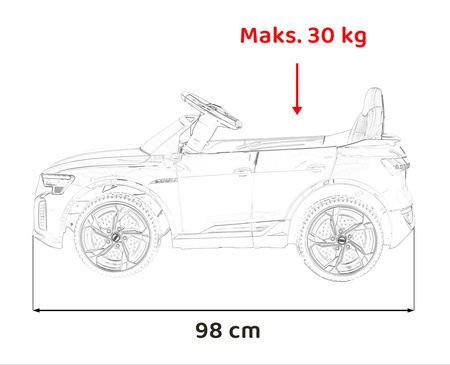 Pojazd Audi SQ8 Różowy