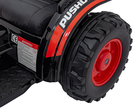 Koparka Traktor na akumulator dla dzieci Czerwony + Ruchome Ramię Łyżka + Pilot + Wolny Start + Radio FM + LED