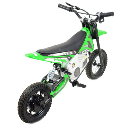 REWELACYJNY  MOTOR CROSSOWY SPEED   POMPOWANE KOŁA, STALOWA RAMA 36V/A9901